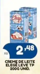 Bramil Supermercados Creme de leite elege leve tp oferta