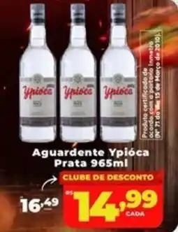 Rede uniforça Aguardente Ypióca Prata oferta