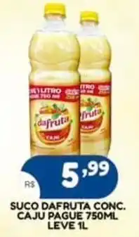 Bramil Supermercados Suco dafruta conc. caju oferta