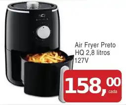 Mineirão Atacarejo Air Fryer Preto HQ 127V oferta