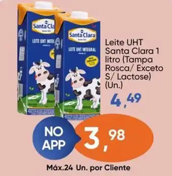 Imec Supermercados Leite UHT Santa Clara oferta