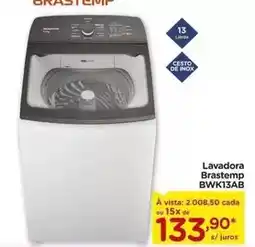 Carrefour Brastemp - lavadora bwk13ab oferta