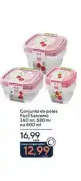 Coop Sanremo - conjunto de potes fácil oferta