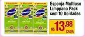 Max Atacadista Limppano - esponja pack com 10 unidades oferta