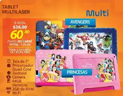 Lojas Cem Tablet multilaser oferta