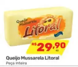 Supermercados Condor Queijo Mussarela Litoral Peça Inteira oferta