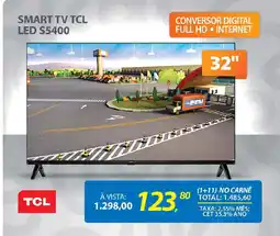 Lojas Cem SMART TV TCL LED S5400 oferta