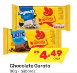 Supermercados Condor Chocolate Garoto Sabores oferta