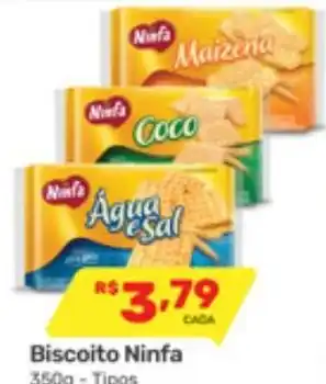 Supermercados Condor Biscoito Ninfa Tipos oferta