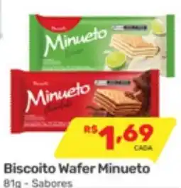 Supermercados Condor Biscoito Wafer Minueto oferta