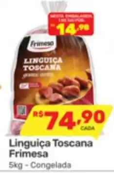 Supermercados Condor Linguiça Toscana Frimesa oferta