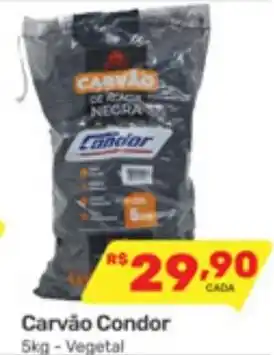 Supermercados Condor Carvão Condor oferta