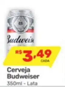 Supermercados Condor Cerveja Budweiser Lata oferta