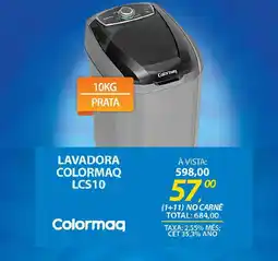 Lojas Cem LAVADORA COLORMAQ LCS10 oferta