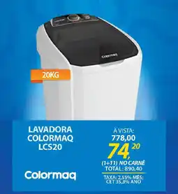 Lojas Cem LAVADORA COLORMAQ LCS20 oferta