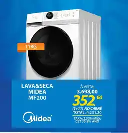 Lojas Cem LAVA&SECA MIDEA MF200 oferta