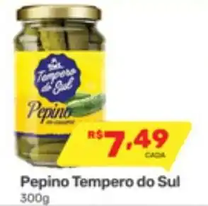 Supermercados Condor Pepino Tempero do Sul oferta