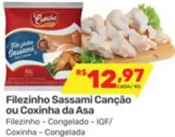 Supermercados Condor Filezinho Sassami Canção ou Coxinha da Asa oferta