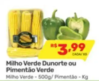 Supermercados Condor Milho Verde Dunorte ou Pimentão Verde oferta