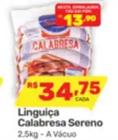 Supermercados Condor Linguiça Calabresa Sereno oferta