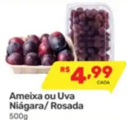 Supermercados Condor Ameixa ou Uva Niágara/Rosada oferta