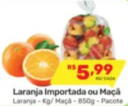 Supermercados Condor Laranja Importada ou Maçã oferta