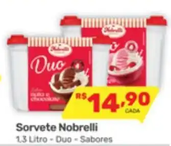 Supermercados Condor Sorvete Nobrelli oferta