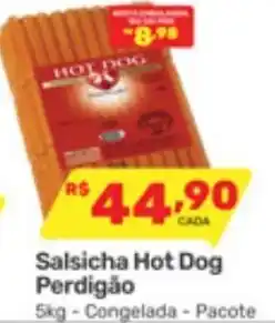 Supermercados Condor Salsicha Hot Dog Perdigão oferta