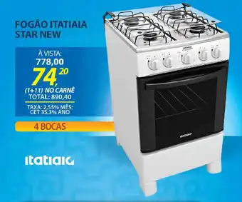 Lojas Cem Fogão itatiaia star new oferta