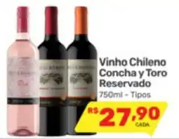 Supermercados Condor Vinho Chileno Concha y Toro Reservado oferta