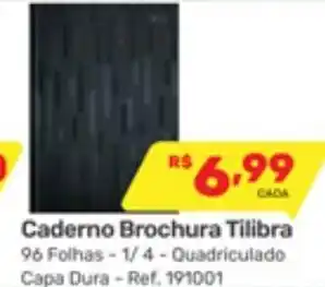 Supermercados Condor Caderno Brochura Tilibra oferta