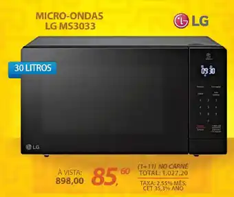 Lojas Cem MICRO-ONDAS LG MS3033 oferta