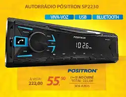 Lojas Cem AUTORRÁDIO PÓSITRON SP2230 oferta