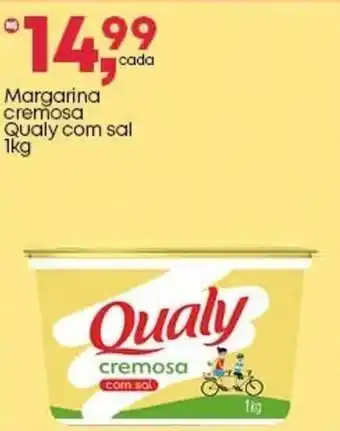 Frangolândia Margarina cremosa Qualy com sal oferta