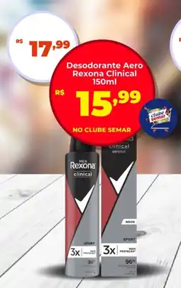 Semar Supermercado Desodorante Aero Rexona Clinical oferta