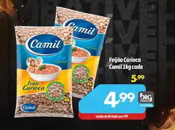 Supermercados Big Compra Feijão Carioca Camil  cada oferta