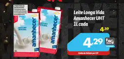 Supermercados Big Compra Leite Longa Vida Amanhecer UHT oferta