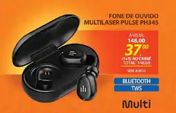 Lojas Cem Fone de ouvido multilaser pulse ph345 oferta