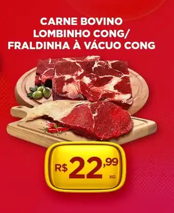 DB Supermercados Carne bovino lombinho cong/ fraldinha à vácuo cong oferta