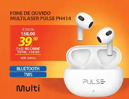 Lojas Cem Fone de ouvido multilaser pulse ph414 oferta