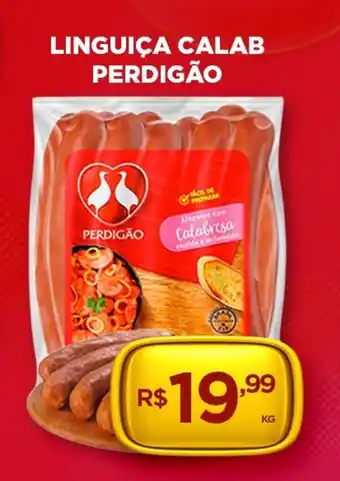 DB Supermercados Linguiça calab perdigão oferta