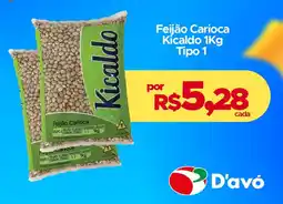 D'avó Supermercado Feijão Carioca Kicaldo Tipo 1 oferta