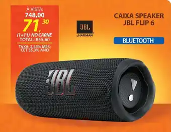 Lojas Cem CAIXA SPEAKER JBL FLIP 6 oferta