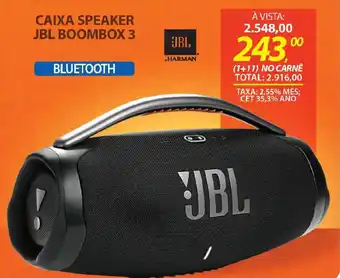 Lojas Cem Caixa speaker jbl boombox 3 oferta