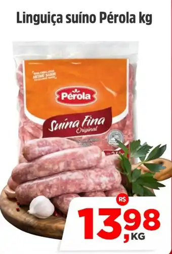 Sj Supermercados Linguiça suíno Pérola oferta