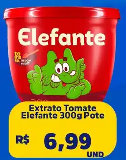 Supervi Supermercados Extrato Tomate Elefante  Pote oferta