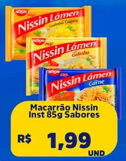 Supervi Supermercados Macarrão Nissin Inst Sabores oferta