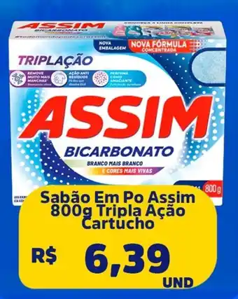 Supervi Supermercados Sabão Em Po Assim Tripla Ação Cartucho oferta