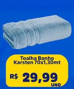 Supervi Supermercados Toalha Banho Karsten oferta