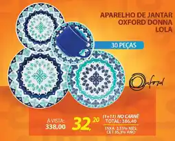 Lojas Cem Aparelho de jantar oxford donna lola oferta